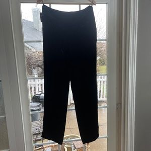 Jean Paul Gautier-black velvet pants